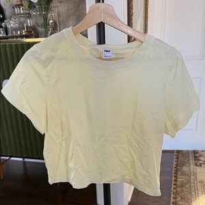 TNA Yellow Crop Top